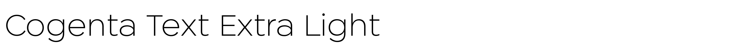 Cogenta Text Extra Light